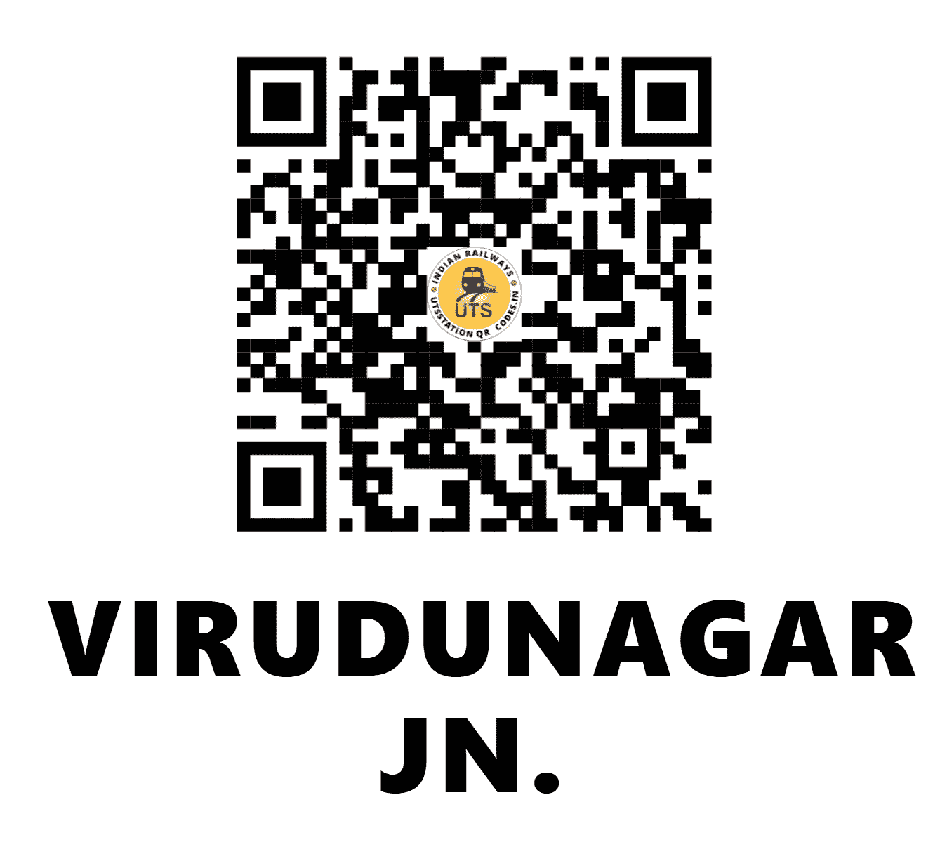 UTS QR Code for VIRUDUNAGAR JN. - VPT - SR (TAMIL NADU)